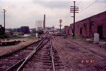 The view from Harrington Street looking towards Capital Blvd